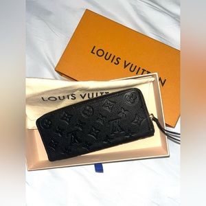 LV Clémence Wallet (Monogram Empreinte Leather)